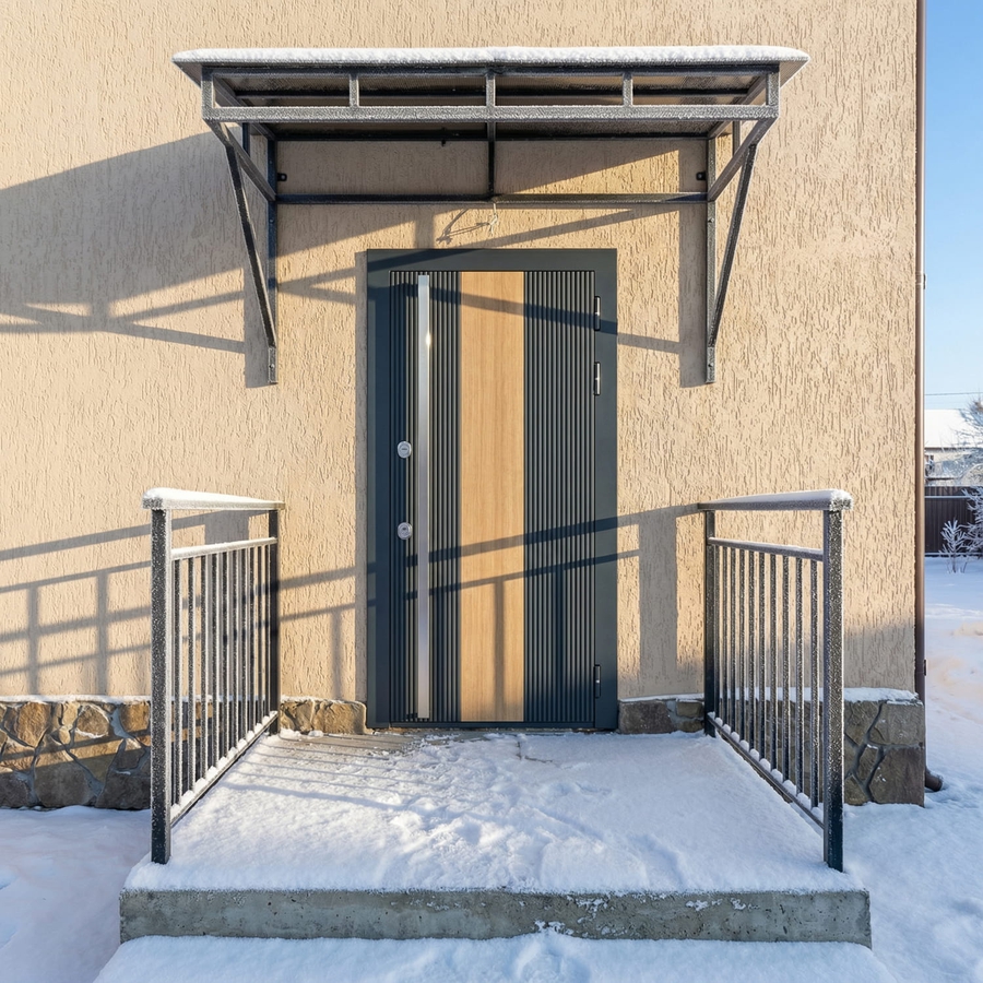 Combo Oberon RAL 7016, вставка шпон «эвкалипт frisse»