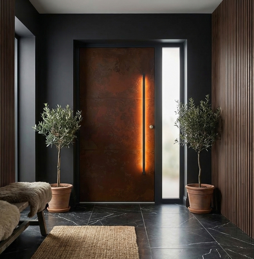 Metal Style Индустриальная патина с подсветкой в ручке