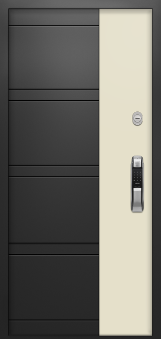 МДФ по RAL 9004, вставка RAL 1013