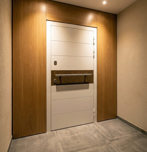 Urban Galatea RAL 9003, вставка «Коричневый камень»